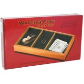 Wholesale - 3-COMP WOODEN VALET TRAY ORGANIZER C/P 24, UPC: 810970010226